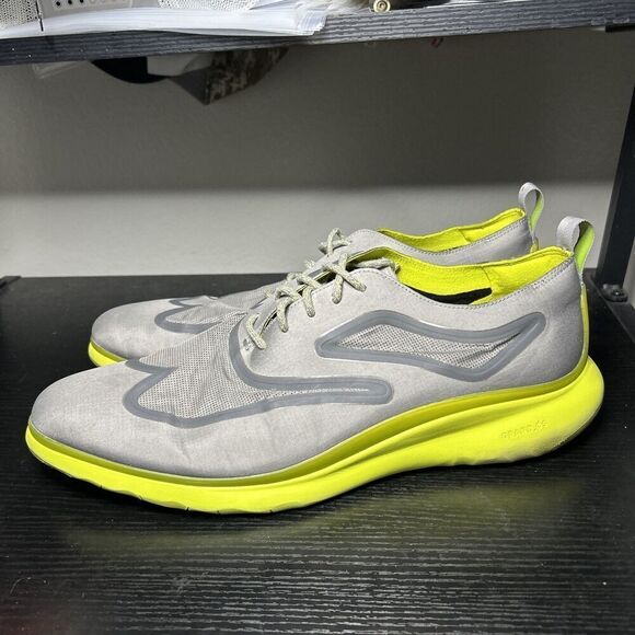 Cole Haan 3.Zerogrand Fuse C28402 Gray Wingtip Oxford Sneakers Men's Size 13 - Picture 6 of 13